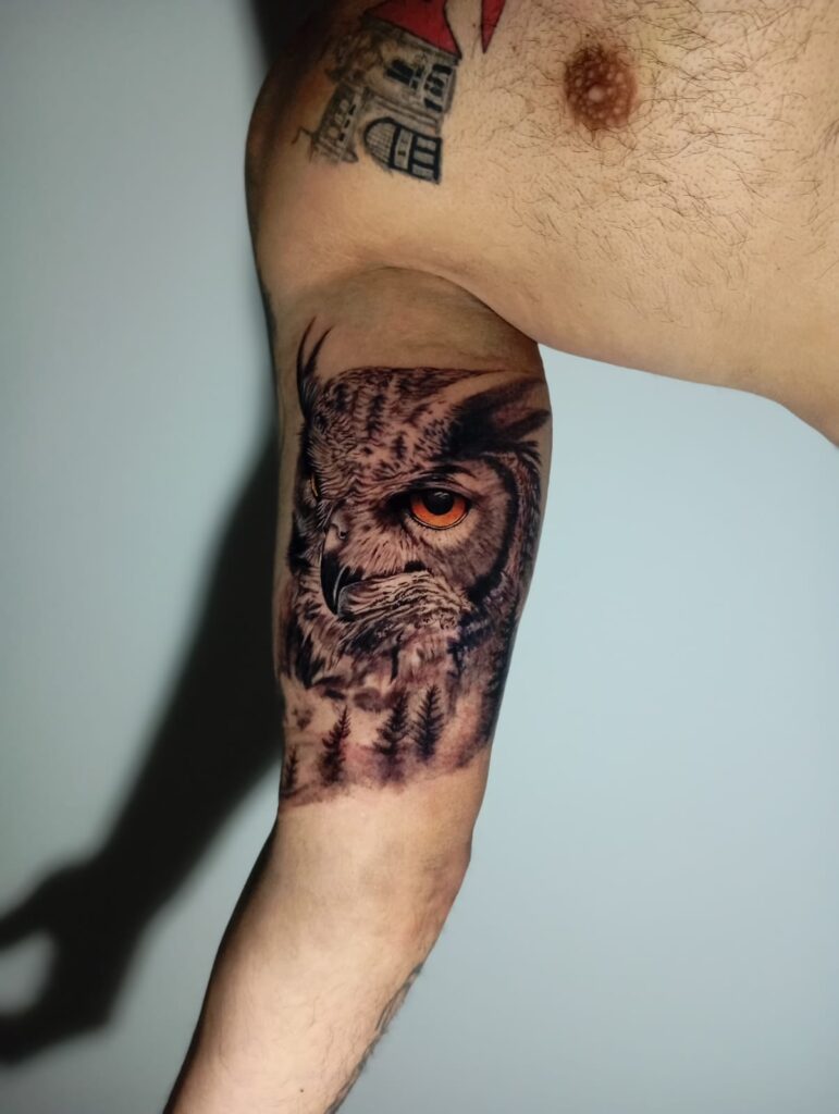 tatuagem coruja tattoo copacabana