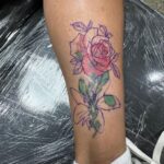 Tatuador Anderson antes cobertura de tatuagem