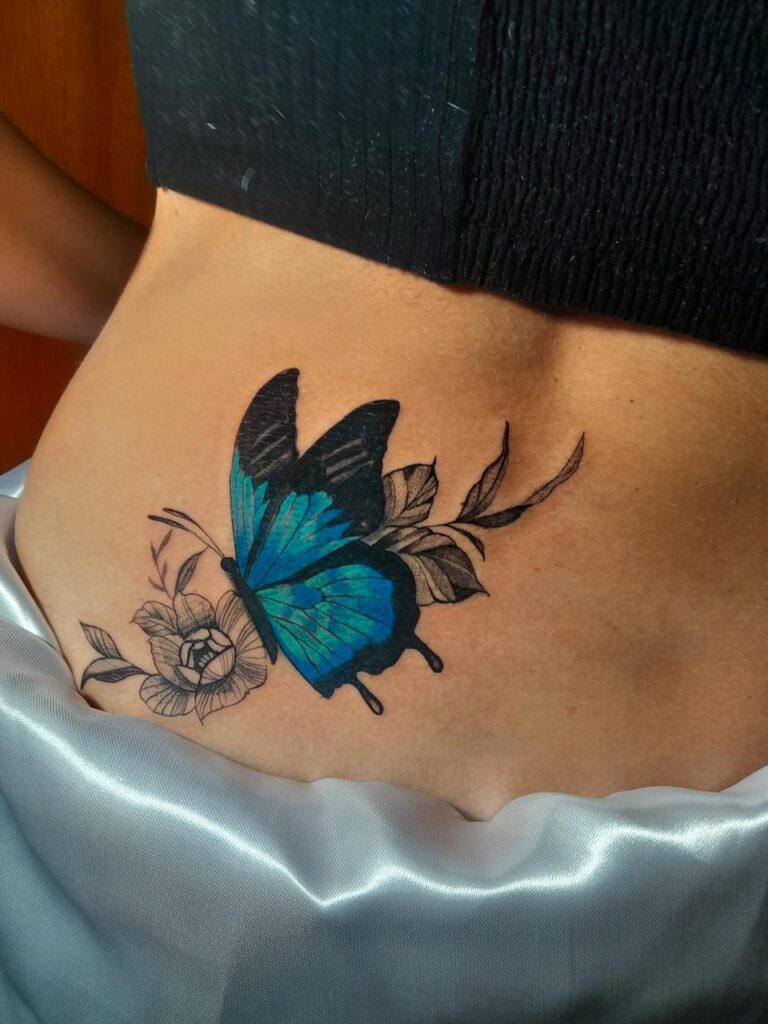 borboleta tatuagem cobertura resultado