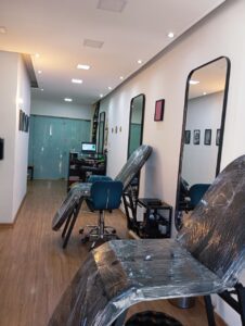 studio de tatuagem organizado