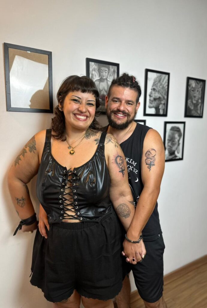 tatuagem de casal copacabana