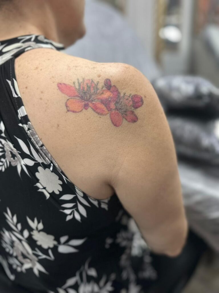 tatuagem restauração antes